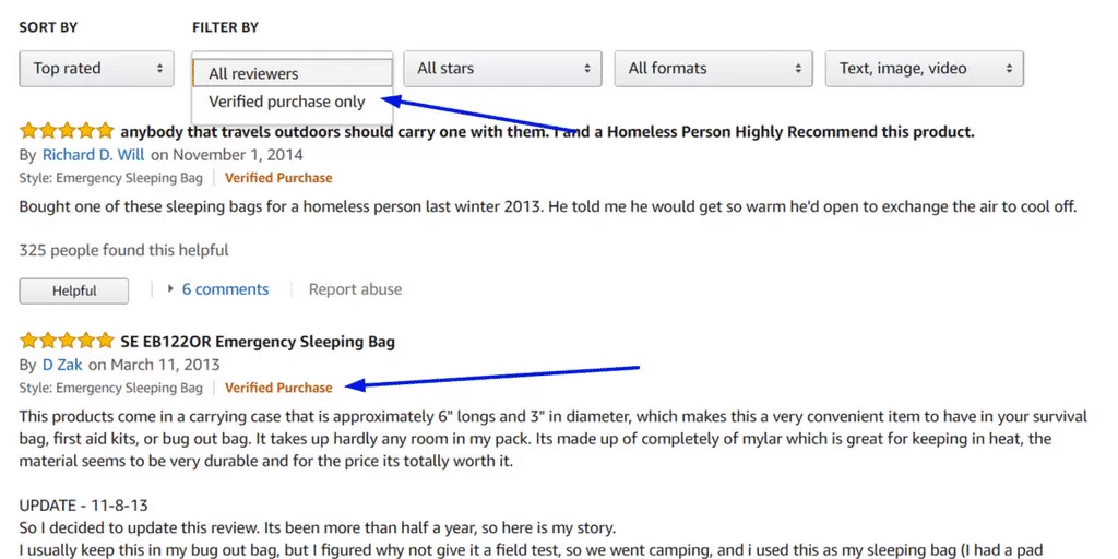 Amazon verified reviews help with Amazon SEO, Conversion Rates and much more.