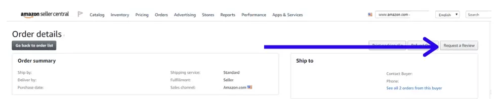 Request Review Button - How To Get Amazon Reviews - The Source Approach - Amazon Consultant and eCommerce Consultant