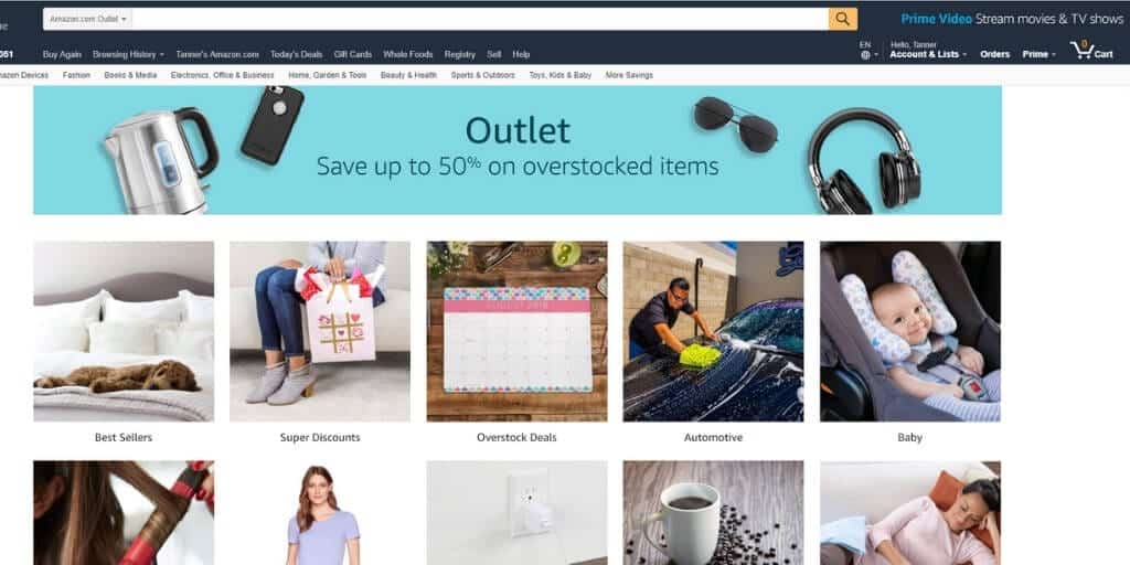 Amazon Sales Outlet Literacy Basics