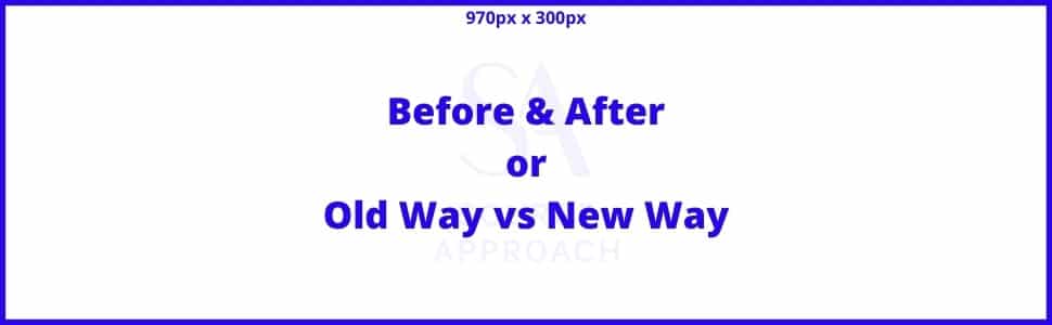 4 Old New Before After - A+ Content Framework - The Source Approach