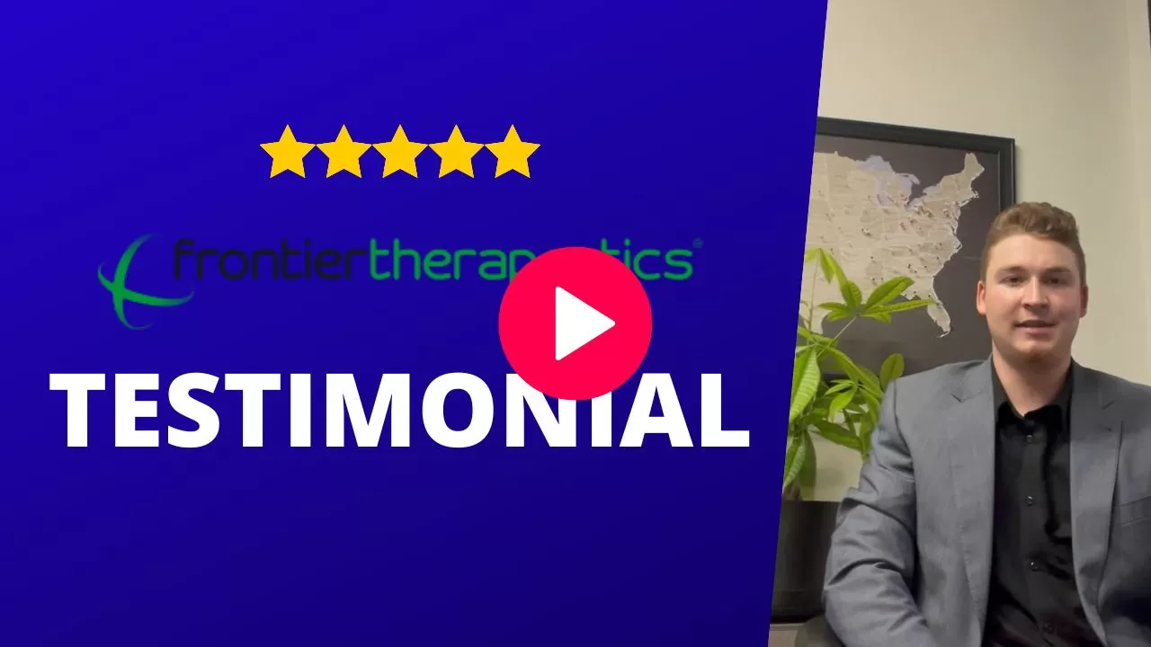 Frontier Therapeutics - Video Testimonial Thumbnail
