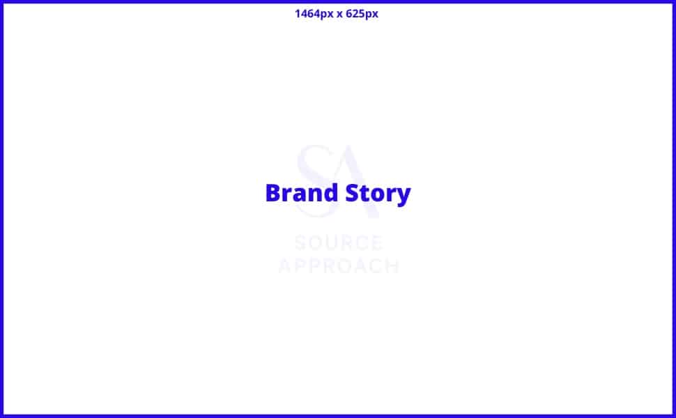 Brand Story - A+ Content Template Example - The Source Approach - Amazon Consultant
