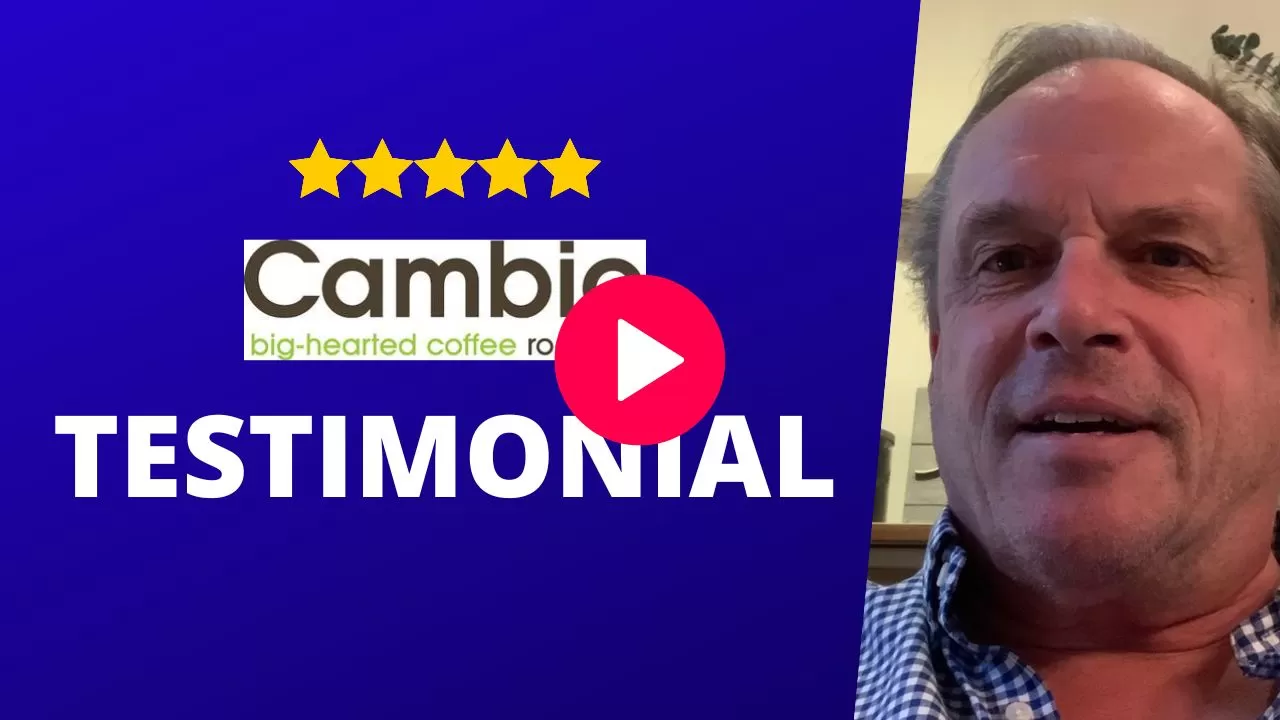 Kevin Hartley - Cambio Roasters - Video Testimonial Thumbnail
